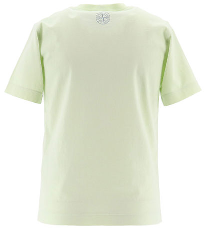 Stone Island Stuttermabolur - Klórófyll M. Lógó