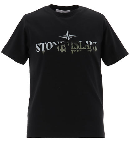 Stone Island T-shirt - Black w. Print