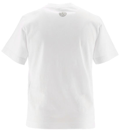 Stone Island Stuttermabolur - Hvítt