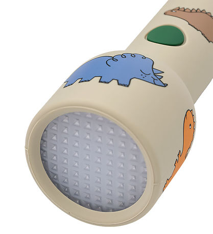 Liewood Flashlight - Gry - Silicone - 4.9x15.7 cm - Dinosaurs/Mi