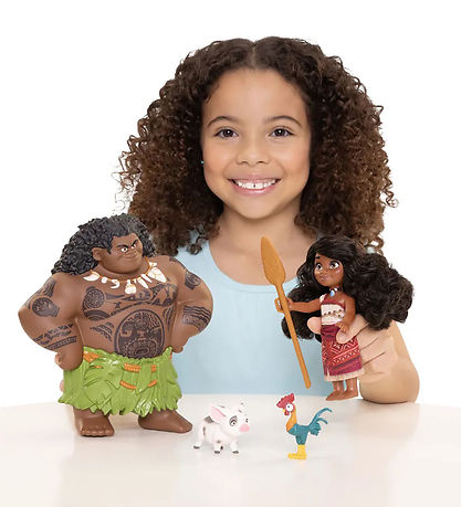 Disney Princess Vaiana 2 Toy Figurine - Maui & Vaiana Voyager