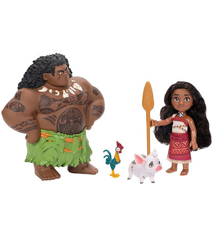 Disney Princess Vaiana 2 Toy Figurine - Maui & Vaiana Voyager