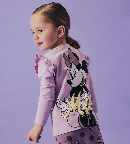 Blouse Name It - NmfDasire - Minnie Mouse - Vineux Orchid
