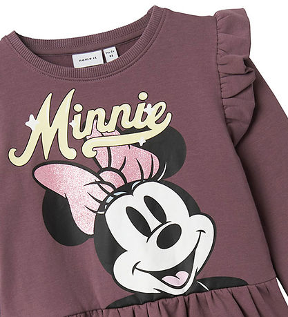 Name It Sweatkleid - NmFDede - Minnie Mouse - Arctic Abenddämmer