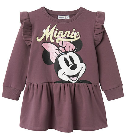Name It Sweatkleid - NmFDede - Minnie Mouse - Arctic Abenddämmer
