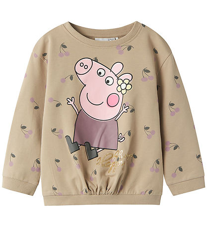 Name It Sweatshirt - NmfDamma - Peppa Pig - Pure Cashmere
