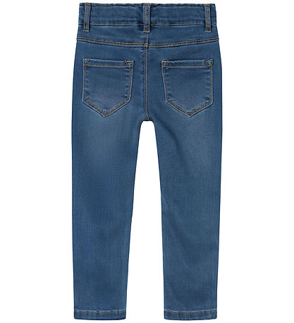 Name It Leggings - NmfSalli - Medium+ Blue Denim