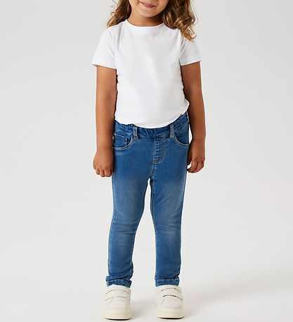 Name It Leggings - NmfSalli - Medium+ Blue Denim