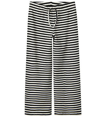 Name It Trousers - Rib - Noos - NkfSuraja - Black w. White Strip