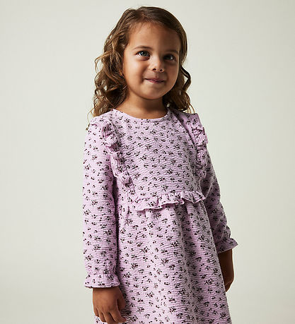 Name It Kleid - NmfTolly - Winsome Orchid m. Blumen