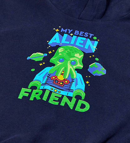 LEGO® Wear Hettupeysa - LWSaku - Dark Dökkblátt M. Alien