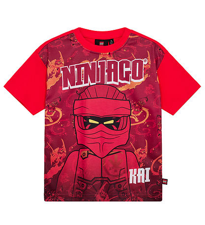 LEGO® Ninjago Stuttermabolur - LWTaffy - Rautt M. Kai