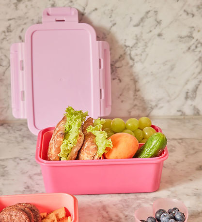 Rice Lunchbox - 3 Rum - 1100 mL - Pink/Flower Power