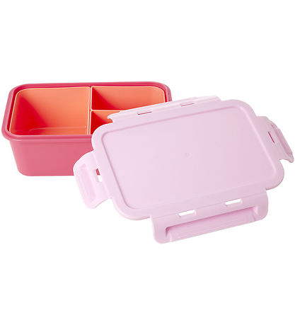 Rice Lunchbox - 3 Rum - 1100 mL - Pink/Flower Power