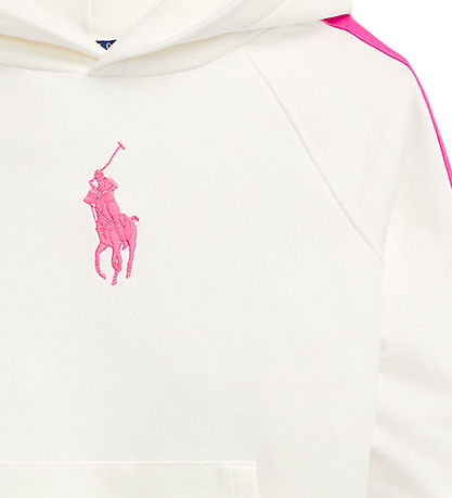 Polo Ralph Lauren Hettupeysa - Hvítt/Bleikt