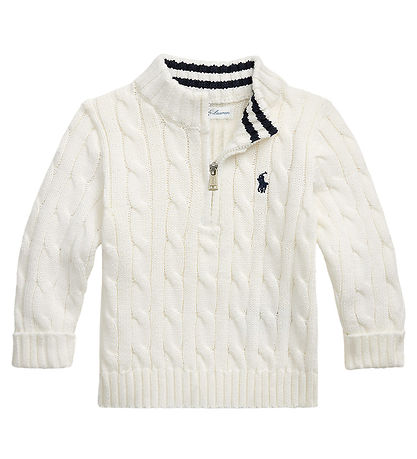 Polo Ralph Lauren Blússa M. Rennilás - Prjónað - Hvítur