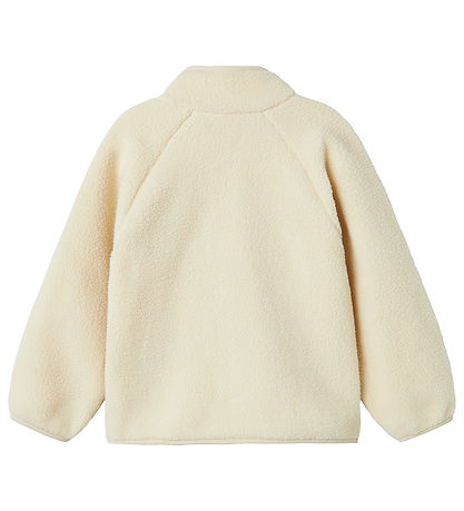 Name It Fleece Jacket - Teddy - NmmBuster - Pure Cashmere