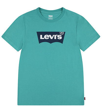 Levis Stuttermabolur - Batwing - Postulín Green