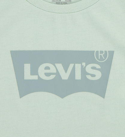 Levis Stuttermabolur - Batwing - Celadon