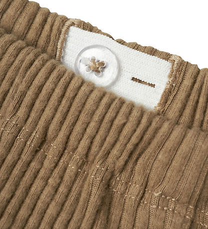 Lil' Atelier Trousers - Rib - NbmRajo - Petrified Oak