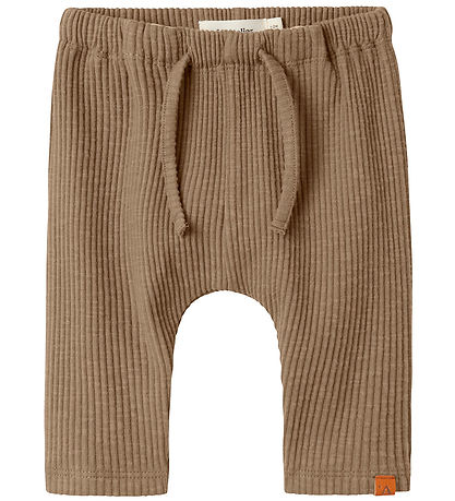 Lil' Atelier Trousers - Rib - NbmRajo - Petrified Oak
