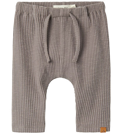 Lil' Atelier Trousers - Rib - NbmRajo - Silent Storm