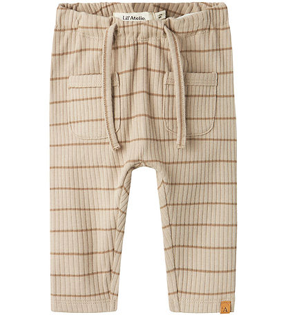 Lil' Atelier Trousers - Noos - Rib - NbmKail - Pure Cashmere w. 