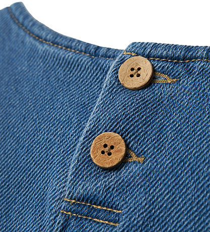 LMTD Bluse - 3/4 - NlfLotte - Light Blue Denim