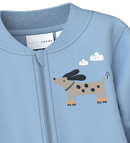 Name It Cardigan - NbmVonne - Cerulean/Dog Á hjólum