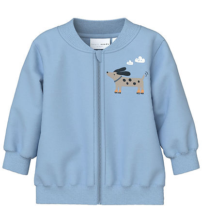 Name It Cardigan - NbmVonne - Cerulean/Dog Á hjólum