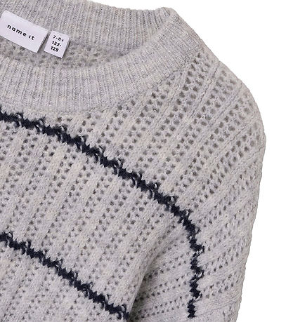 Name It Blouse - Knitted - NKfTitina - Light Grey Melange