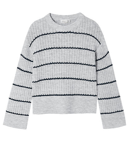 Name It Blouse - Knitted - NKfTitina - Light Grey Melange