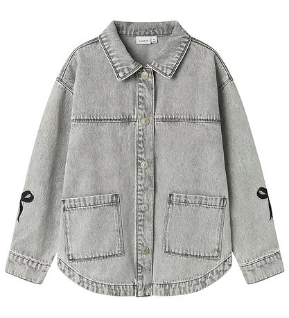 Name It Shirt - NkfGloria - Light Grey Denim