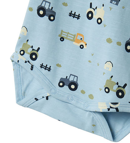 Body m/l Name It - NbmBassen - Cerulean av. Tracteurs