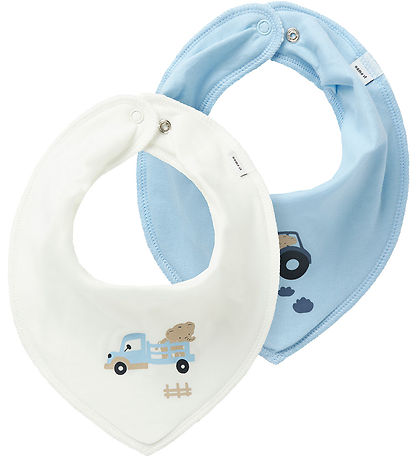 Name It Lätzchen - 2er-Pack - NbmYasimbimon - Cerulean m. Print