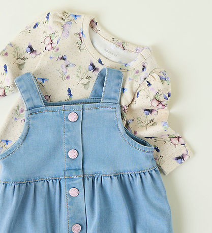 Name It Kleid - NbfEllen - Light Blue Denim