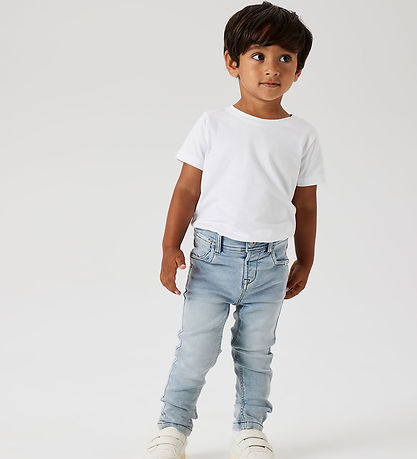 Name It Jeans - Noos - NmmSilas - Light Blue Bleached Denim