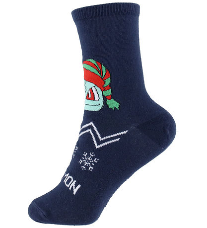 Name It Socks - 3-Pack - NkmOdis Pokémon - Dark Sapphire w. Per