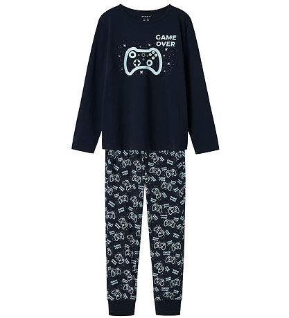 Name It Pyjama Set - 2 Parts - NkmNightset Game - Dark Sapphire 