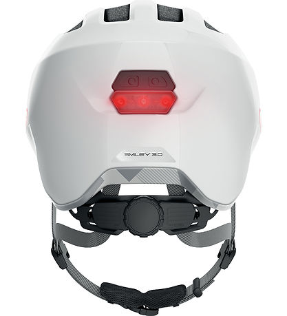 Abus Bicycle Helmet - Smiley 3.0 Ace LED - Shiny White