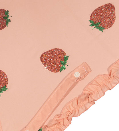Konges Sløjd Regnhlíf - Frill - Strawberry Glitter