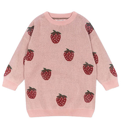 Konges Sløjd Kleid - Strick - Lapis Lurex - Strawberry