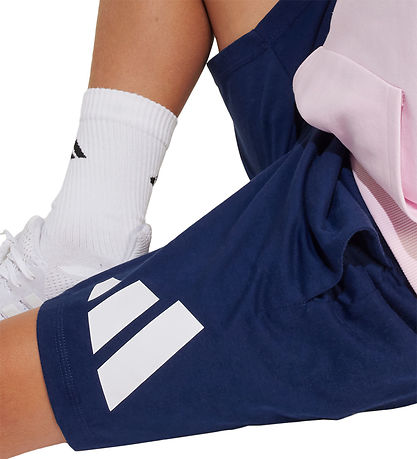 adidas Performance Shorts - J BL KN SH 210 - Dunkelblau/Weiß