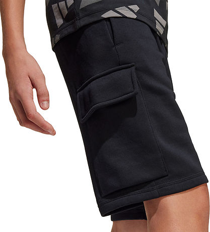 adidas Performance Collegeshortsit - J CLBRTN SHO - Musta