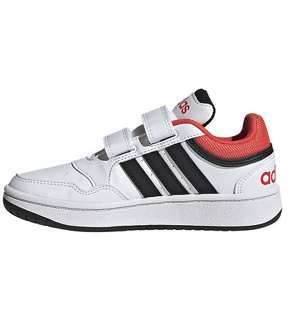 adidas Performance Skór - HOOPS 3.0 CF C - Ftwwht/Cblack/Brired