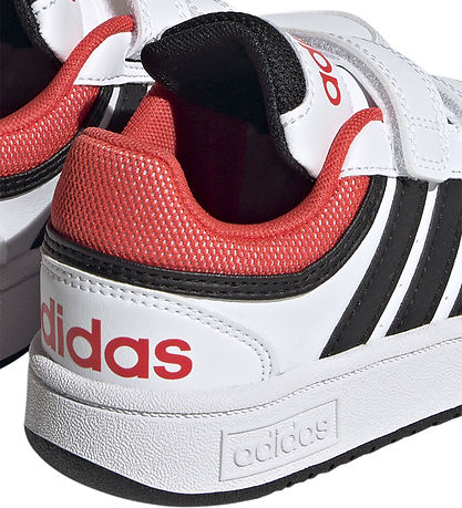 adidas Performance Skór - HOOPS 3.0 CF C - Ftwwht/Cblack/Brired
