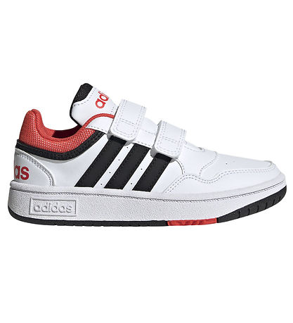 adidas Performance Skór - HOOPS 3.0 CF C - Ftwwht/Cblack/Brired