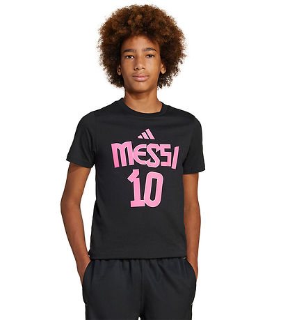 adidas Performance Stuttermabolur - Y Messi N&N G T - Svart