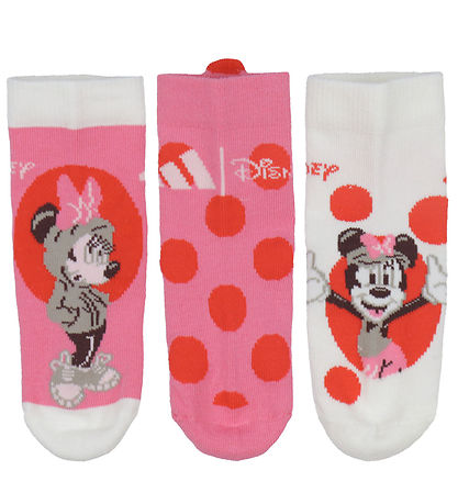 adidas Performance Socks - 3-Pack - LK DY MI - Owhite/Pnkus
