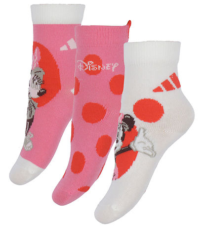 adidas Performance Socks - 3-Pack - LK DY MI - Owhite/Pnkus